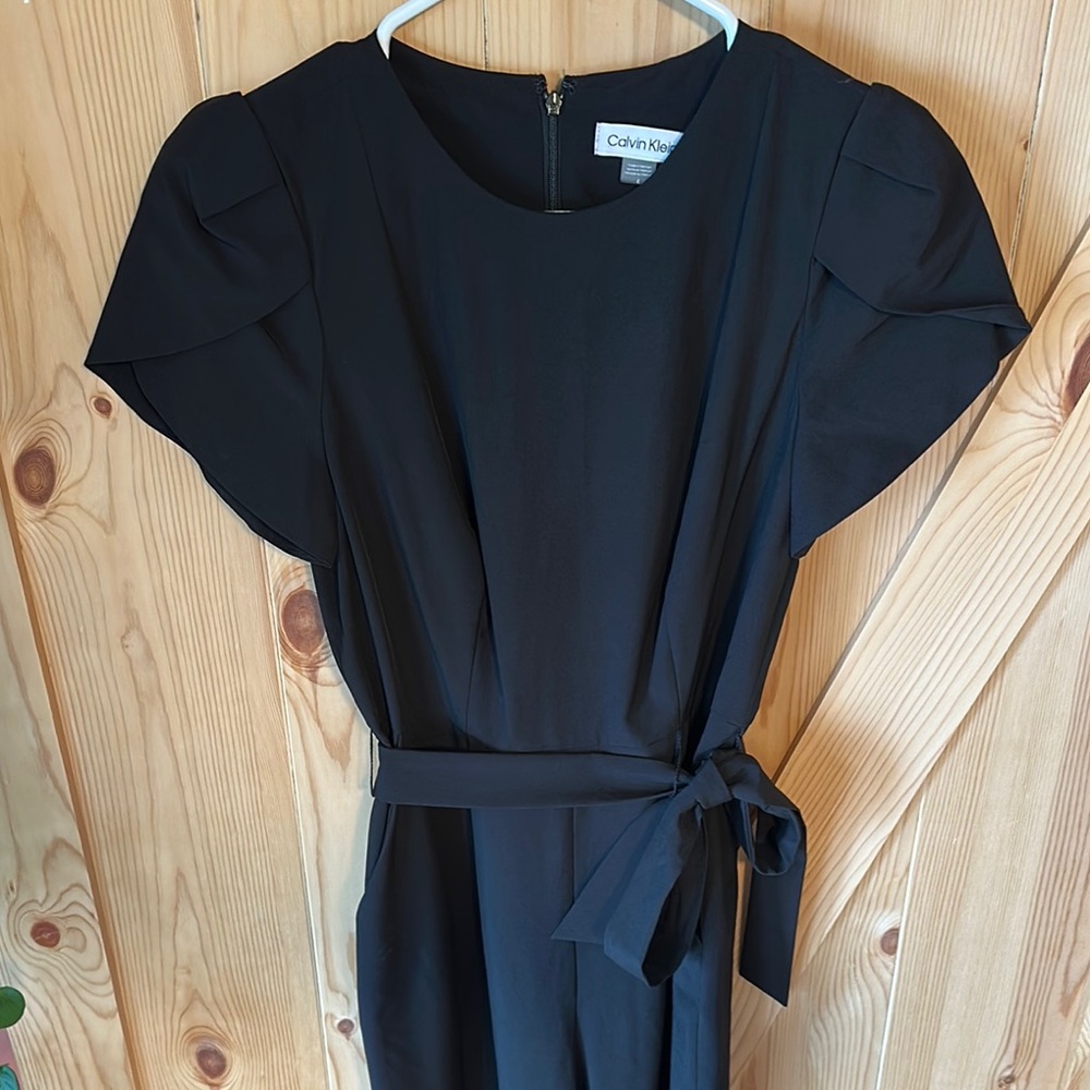 Calvin Klein Black Midi Dress